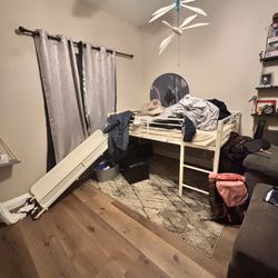 Twin “ Bunk “ Bed With Slide 