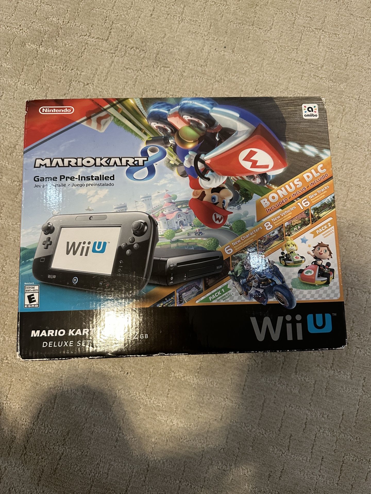 Nintendo Wii U Mario Kart 8 Deluxe Set 32GB Black