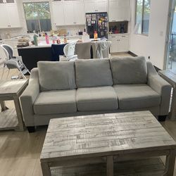 Couch + End Tables + Coffee Table 