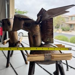Metal Donkey decor