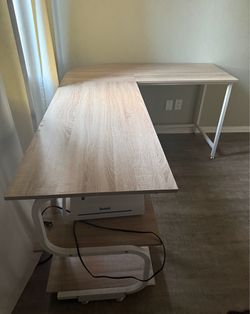 L shaped desk