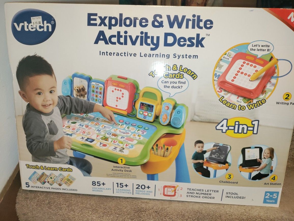 VTech Explore & Write Activity Desk! Brand New!