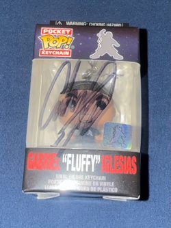 GABRIEL "FLUFFY" IGLESIAS Funko keychain signed