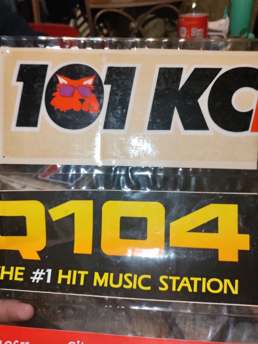 3 Late 80's Bumper Stickers