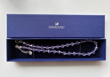 Swarovski Amethyst Crystal necklace