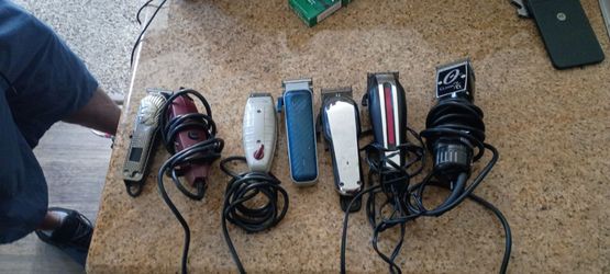 Lot of 5 Professional Hair Clippers