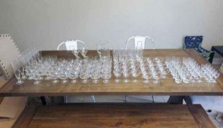 Noritake Sasaki Wheat Etched Crystal Chinaware