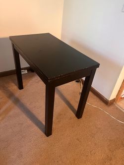 Dark Brown Drop-Leaf Table