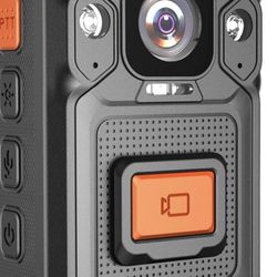 KAMMPLUS KP22-256GB Memory 2K Body Camera,14-Hours Video Record,1512P,H.265,Night Vision,60FPS Videotape,GPS,Body Cameras with Audio and Video Recordi