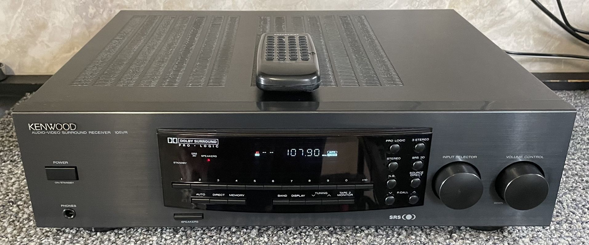 Kenwood 105VR Receiver 110 Watts/Channel