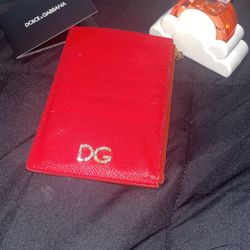 Dolce & Gabbana long card holder/zip wallet with Ariana Grande perfume