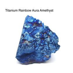 Titanium Rainbow Aura  Amethyst 109g