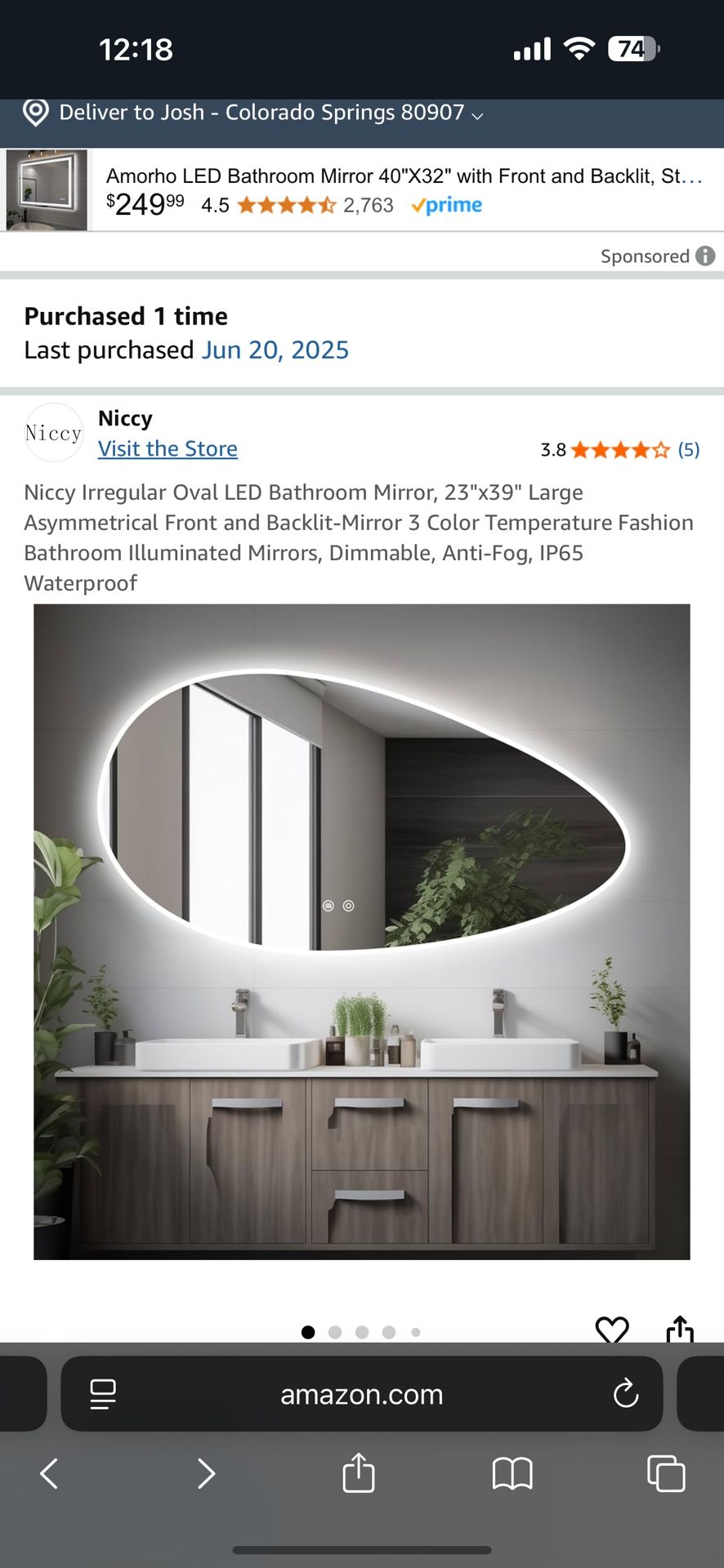  LED Mirror 