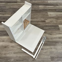 IKEA - NORBERG - Like New! Wall-mount drop-leaf table/desk $70