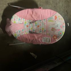 girl baby bouncing seat