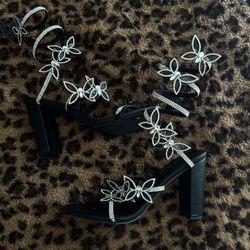Butterfly Strap Heels 