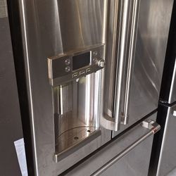 New Refrigerator GE Cafe Stainless Steel French Door 3 Doors