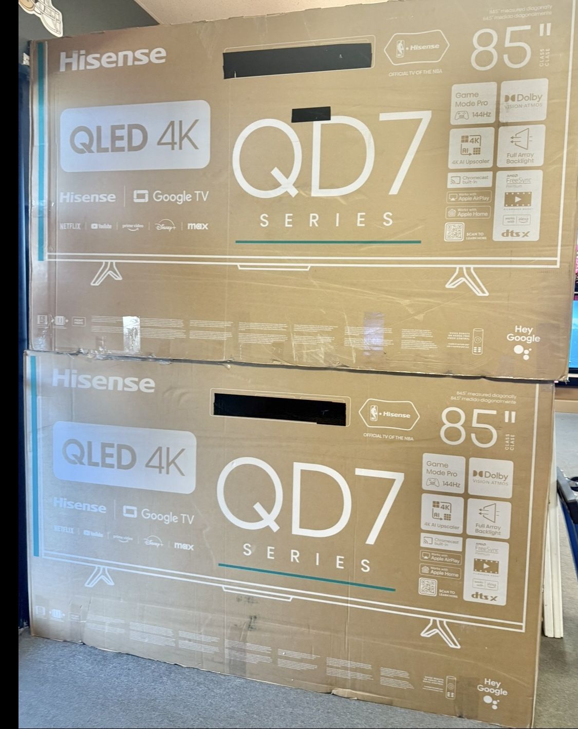 85 Tv $55 Down On Finacing Free Delivery 6 Month Warranty. 85 Tv Hisense Smart 4k Hdtv