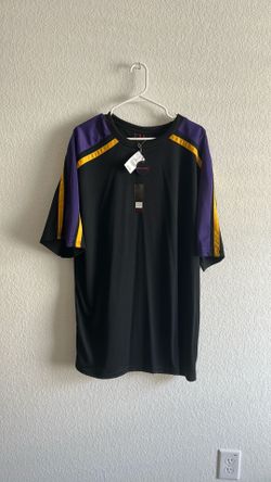 Linea Uomo Purple Gold Black Top T-Shirt 4XL