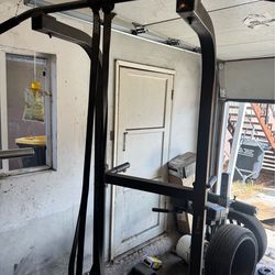 Power tower pull ups and dips