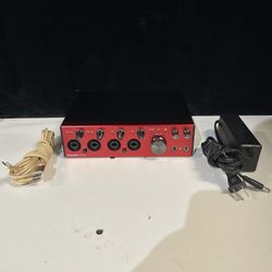 Focusrite Clarett + 4Pre USB Audio Interface W/ Power Cable & USB-C Cable 