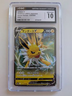 Jolteon V 030/069 CGC 10 Gem 💎