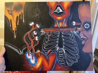 1 Of 1 Painting Done By Local Santa Cruz Artist