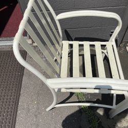 Four chairs and small table