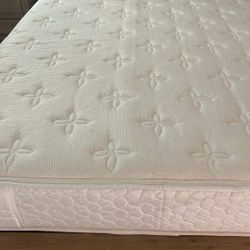 B/O Queen Mattress, BoxSpring & Rails 