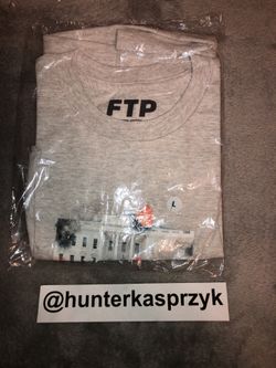 FTP White House Tee Heather Gray Large Deadstock