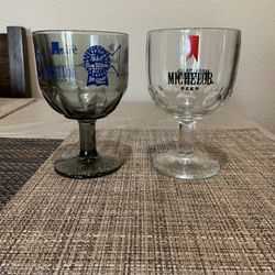 Two 6” Beer Goblets 