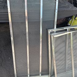 3 Metal Shelves