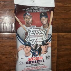 35 MLB TOPPS 75th ANNIVERSARY 2026 SERIES 1