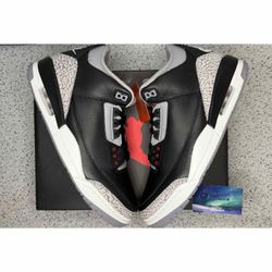 Jordan 3 Black Cement 12 Men