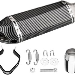 Motorcycle slip on muffler