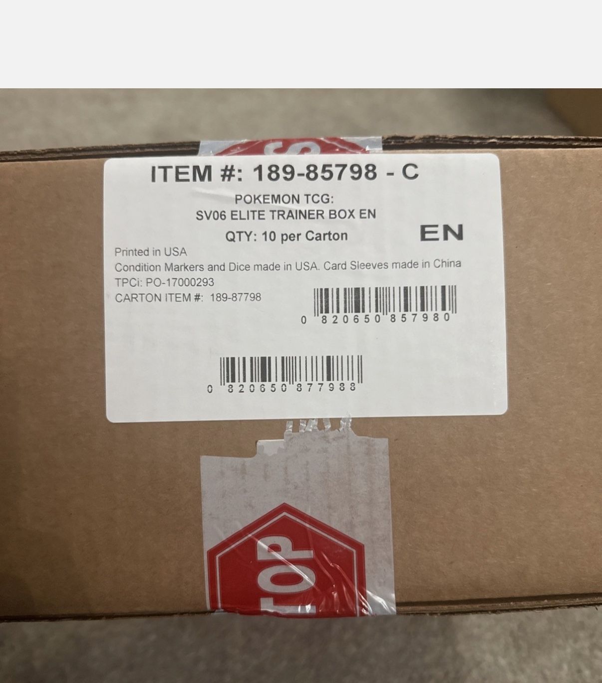 Twilight Masquerade ETB Sealed Cases