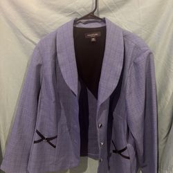 Blue and Black Blazer