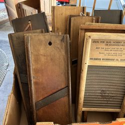 Choice of Vintage Slawboard And Washboards