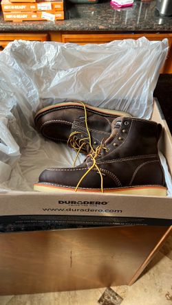Duradero work boots size 9