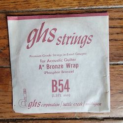 GHS B54 Phosphor Bronze Wrap Guitar String