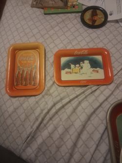 1997 Coca Cola Mini Trays