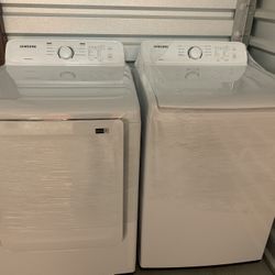 Samsung Washer Dryer Set, White