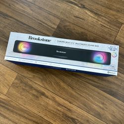🎶 Brookstone HD LED Soundbar – Brand New & Sealed – Make an Offer