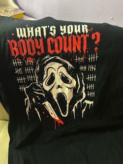 Ghost face graphic shirt