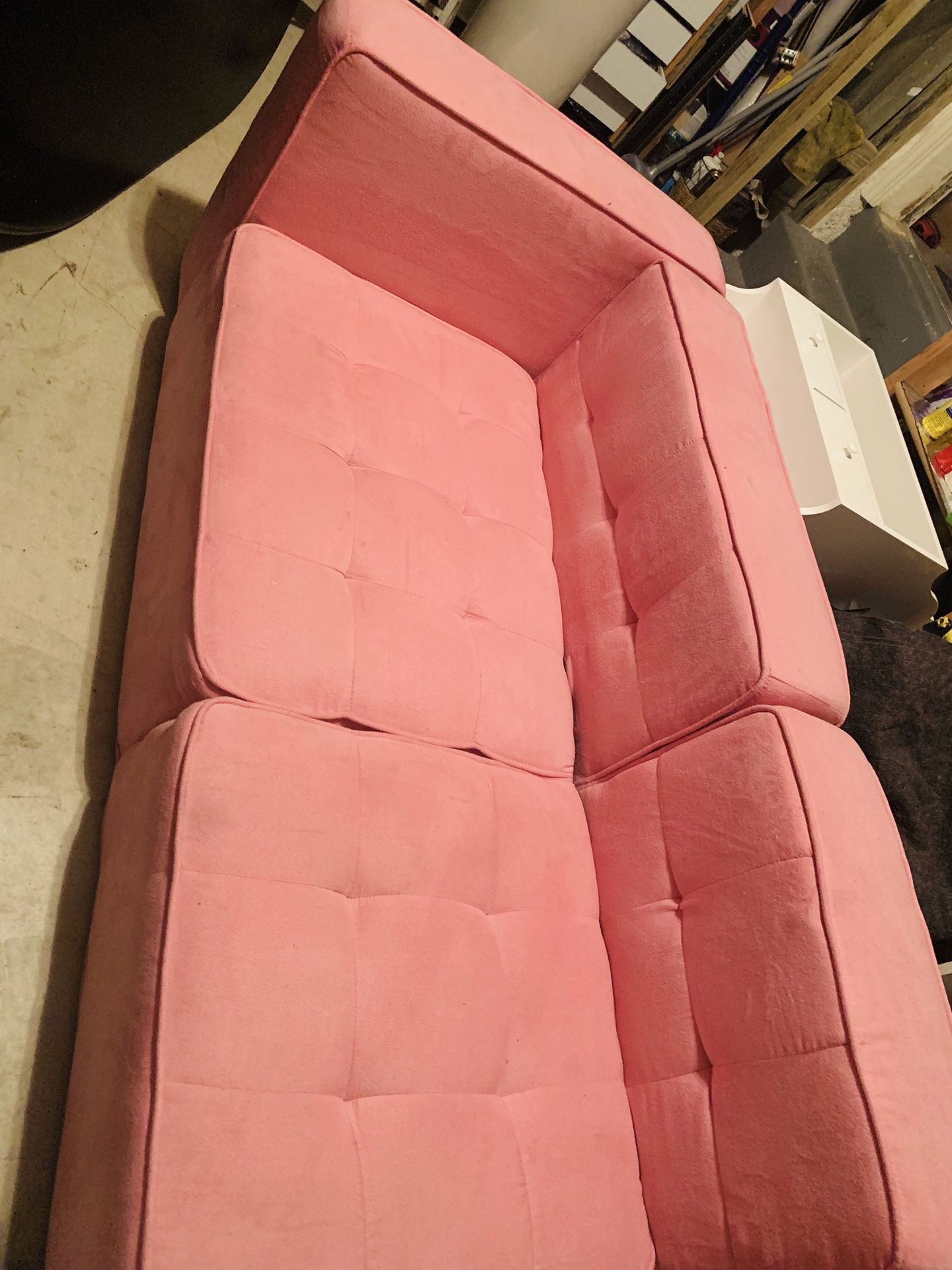 Pink couch