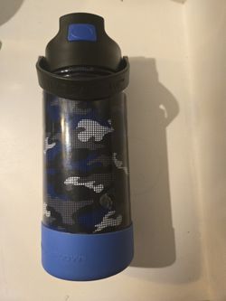 Thermos Blue Comuflage Water Bottle
