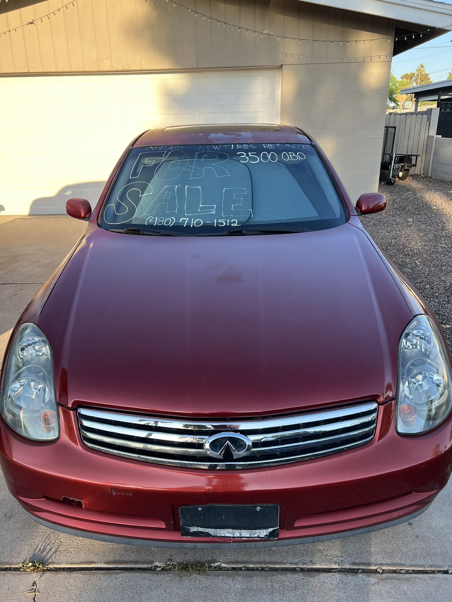 2003 Red Infiniti G35 V6 for Sale in Chandler, AZ - OfferUp