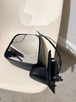 LH Driver Side Power View Mirror w/ Blind Spot Glass Fits Ford Transit 2015-2023