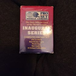 1991 Pro Set World League Inaugural Series