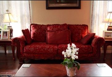 Sofa + loveseat + Coffee table + 2 side tables